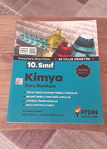 Aydın Yayınları 10. Sınıf Kimya Soru Bankası 