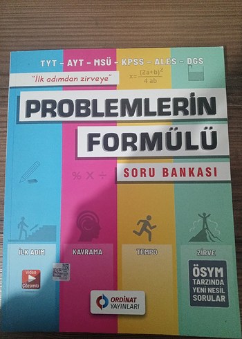 Problemlerin Formülü Soru Bankası - Ordinat Yayınları