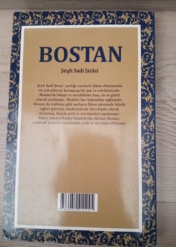 Bostan - Şeyh Sadi Şirazi