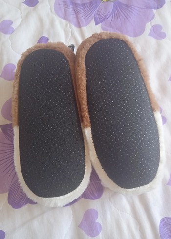 Kahverengi Erkek Çocuk Sıcak Terlik - Görsel 3