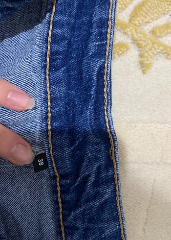 Kadın Mavi Regular Fit Denim Pantolon - Görsel 2