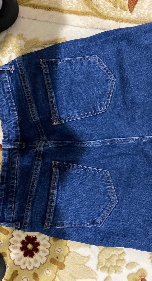 Kadın Mavi Regular Fit Denim Pantolon - Görsel 4