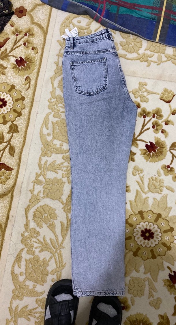 Açık renk Kadın Düğmeli Jean - Görsel 5