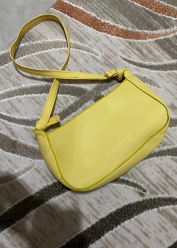 Sarı Pastel Kadın Omuz Çantası - Görsel 5