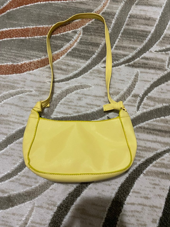 Sarı Pastel Kadın Omuz Çantası - Görsel 2