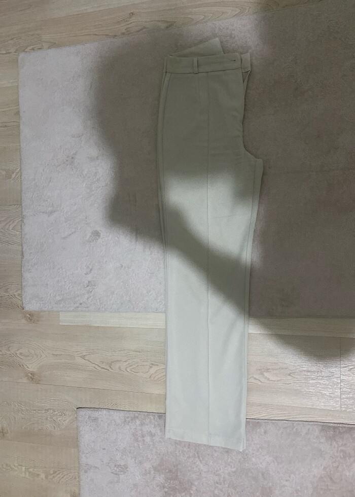 Düz paça kumaş pantolon - Görsel 5
