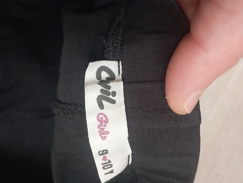 Kız Çocuk Baskılı Sokak Tarzı Tayt - Görsel 3