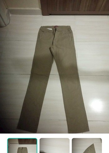 LC Waikiki Bej Duz Kesim Pantolon