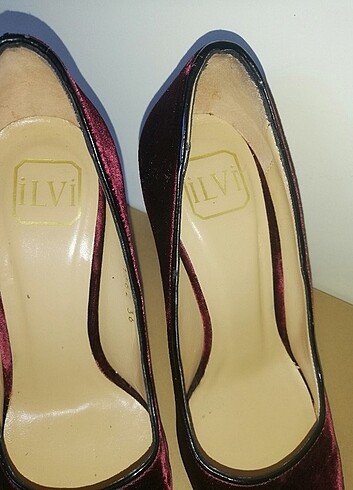 36 Beden bordo Renk ILVI ayakkabı
