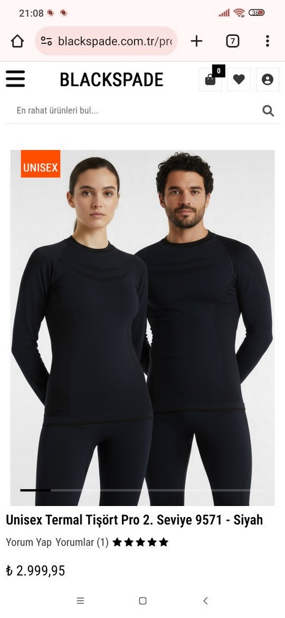 blakspade thermal takım - Görsel 2