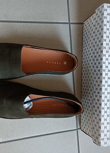 Tergan deri ayakkabı  - Görsel 2
