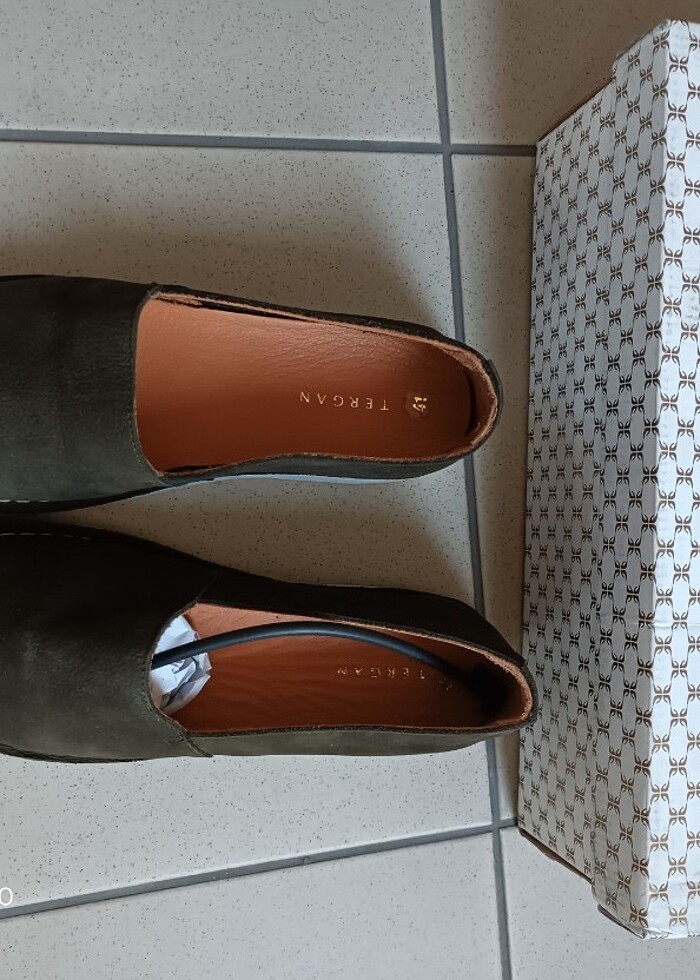 Tergan deri ayakkabı  - Görsel 2