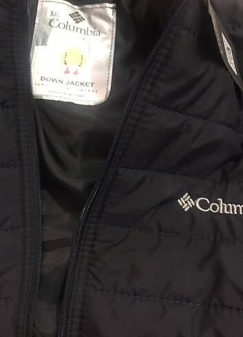 m Beden siyah Renk Columbia şişme mont kaban 