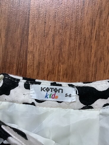 Leopar desenli kız çocuk etek - Görsel 2