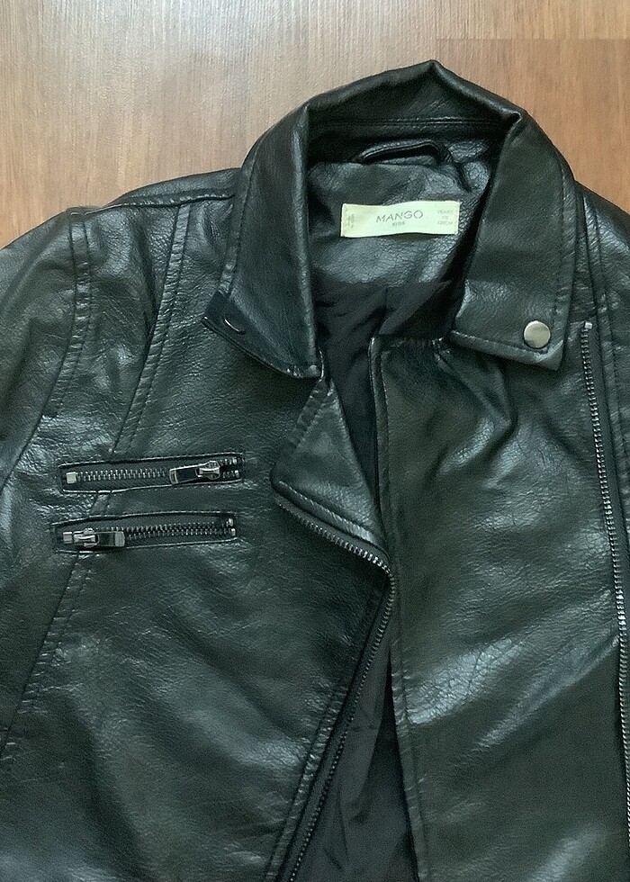 Çocuk deri ceket - Görsel 2