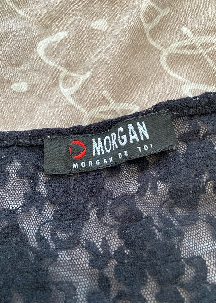 leopar desenli dantelli üst - Görsel 3