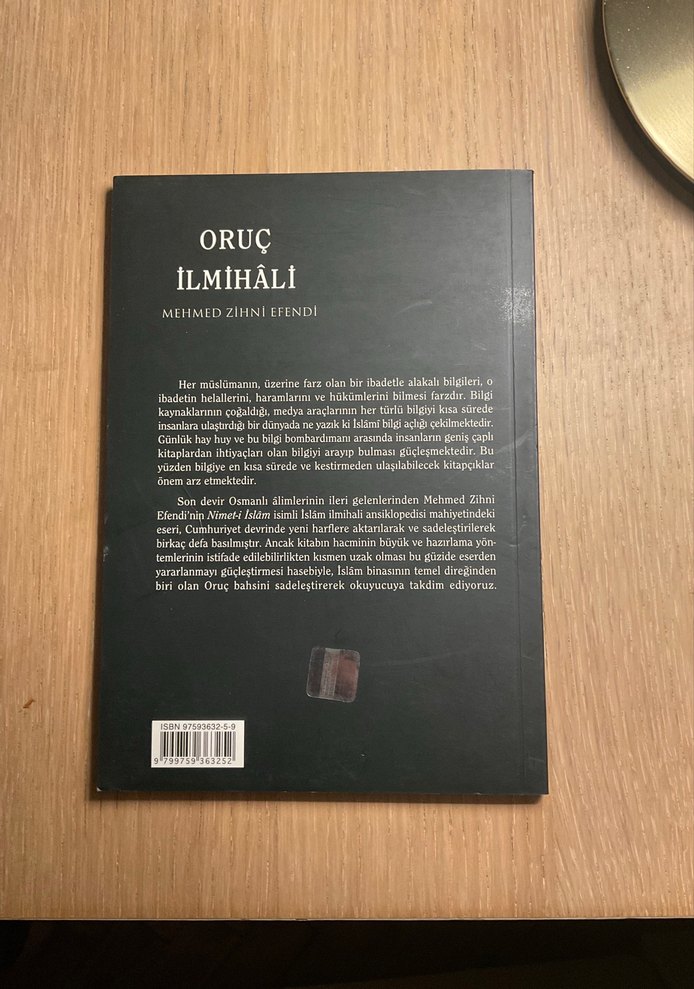 Oruç İlmihali - Mehmed Zihni Efendi - Görsel 2