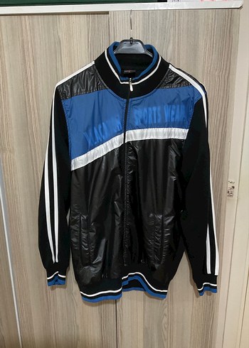Erkek Çocuk Siyah Fermuarlı Spor Ceket