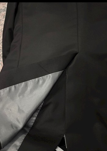 Düğmeli Siyah Erkek Takım Elbise Ceketi - Görsel 4