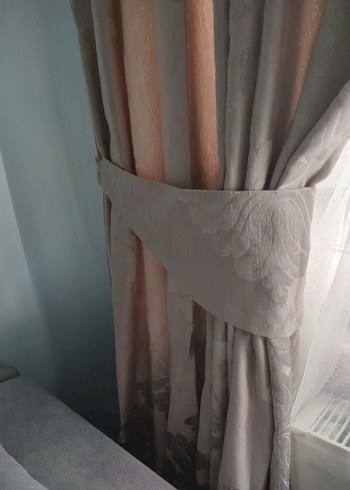 Pudra desenli Perde - Görsel 2