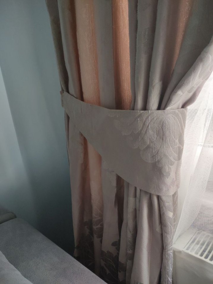 Pudra desenli Perde - Görsel 2