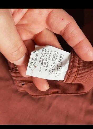 40 Beden Erkek pantolon