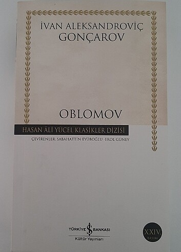 Oblomow yeni hiç açılmamış 