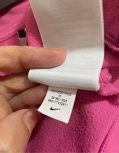 12-13 Yaş Beden pembe Renk Orijinal NİKE eşofman üstü