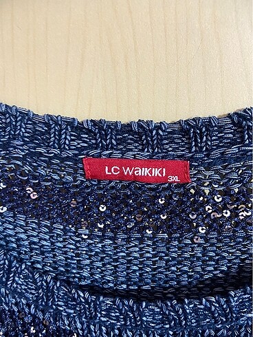 LC Waikiki Büyük beden pullu uzun salaş kazak/tunik