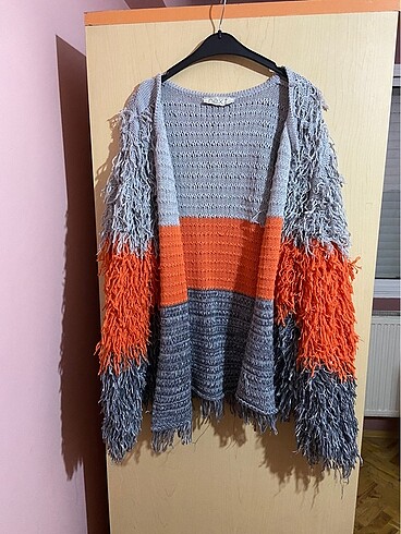 Etnik Esintiler Hippie peluş hırka/ceket