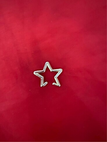 Diğer Rodyum kaplama yıldız earcuff