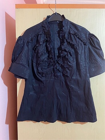Killstar Büyük beden coquette gothic vintage bluz
