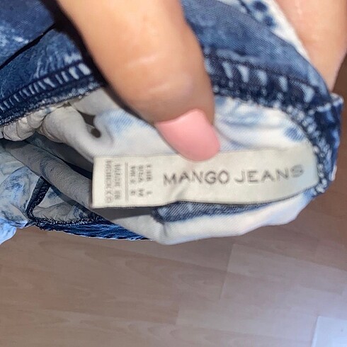 MANGO jean salopet/tulum - Görsel 5