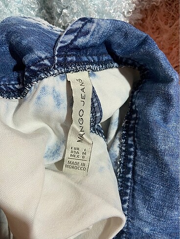 MANGO salaş oversize kot tulum - Görsel 3