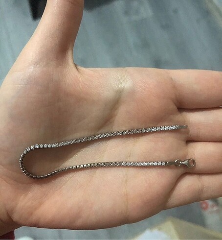 Beden 925 ayar gümüş suyolu ve çelik bileklik