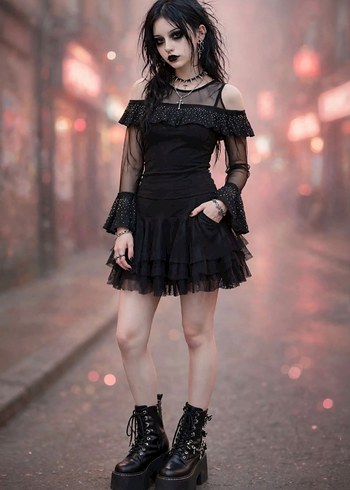 Killstar Gothic Rock Punk Vamp İkili Takim