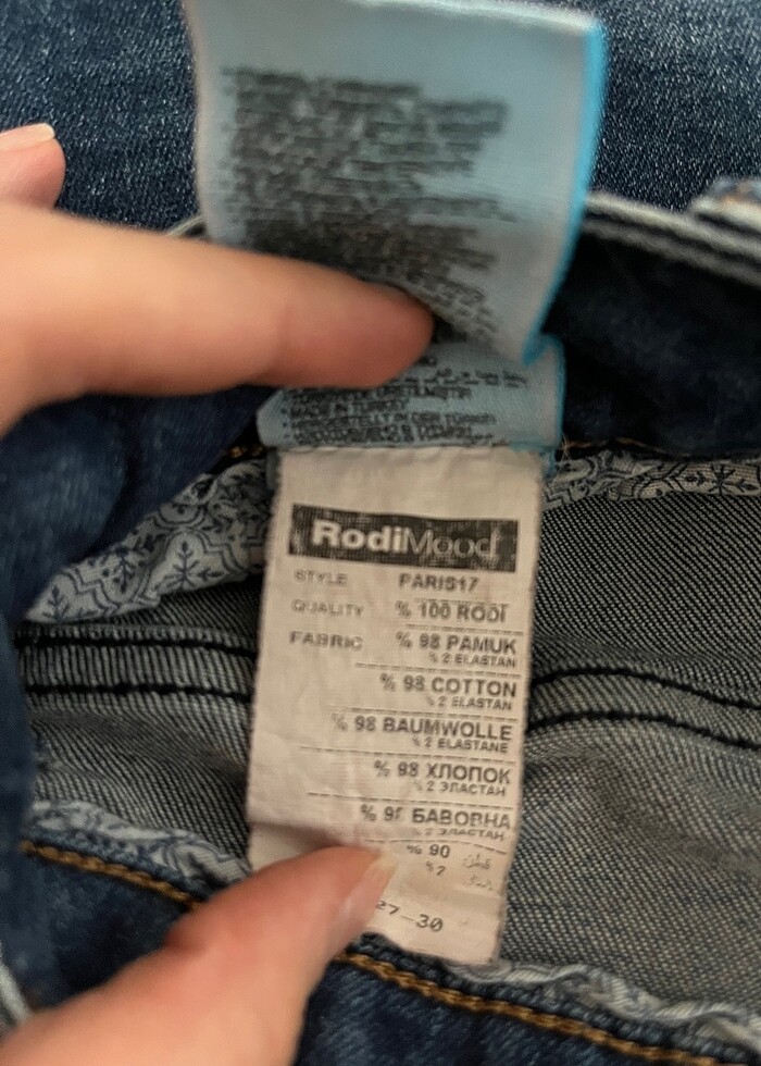 Lacivert jean - Görsel 5