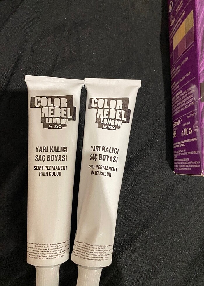 Mor saç boyası - Görsel 3