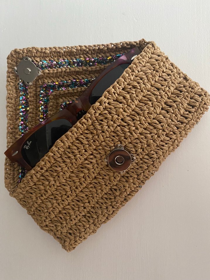 Örgü Kadın Gözlük Kılıfı - Görsel 5