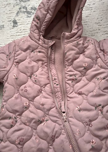 Kız Bebek Pembe Kürklü Tulum - Görsel 2