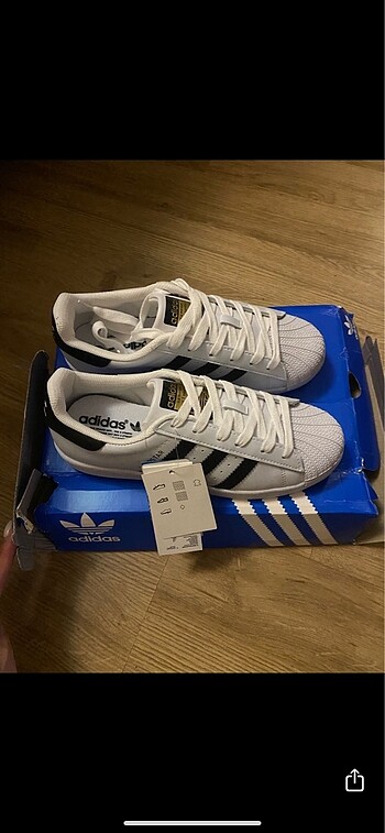 Adidas Superstar 39.5 Sıfır Etiketli