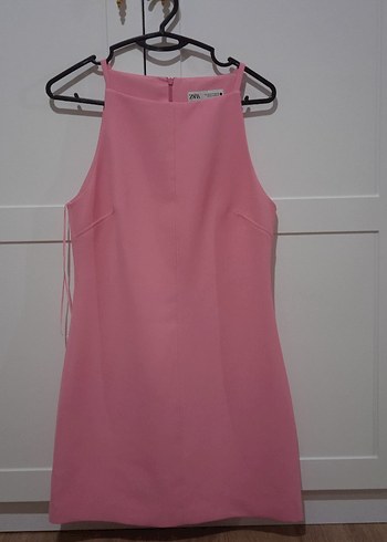 Zara Pembe Mini Elbise