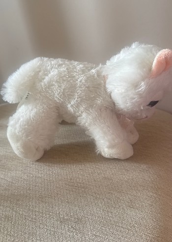 Beyaz Peluş Oyuncak Kedi - Görsel 2