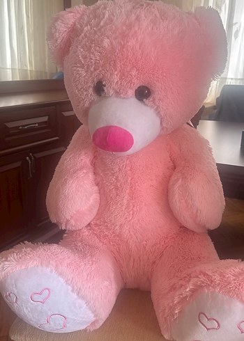 Pembe Peluş Oyuncak Ayı - Görsel 5