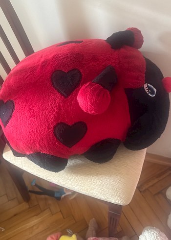 Kırmızı Uğur Böceği Peluş Oyuncak - Görsel 4