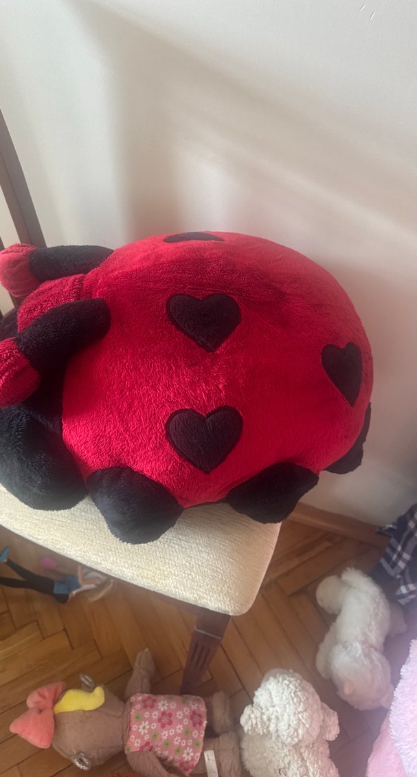Kırmızı Uğur Böceği Peluş Oyuncak - Görsel 3