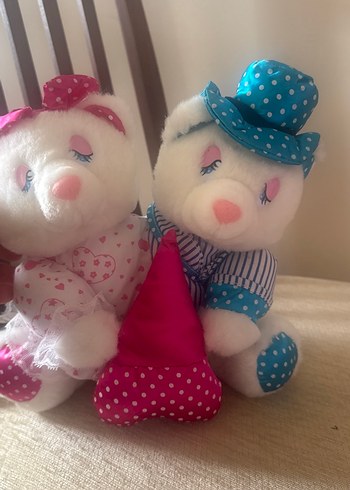 Renkli Pembe Peluş Oyuncak Ayılar - Görsel 3