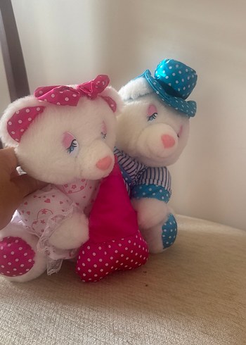 Renkli Pembe Peluş Oyuncak Ayılar - Görsel 8