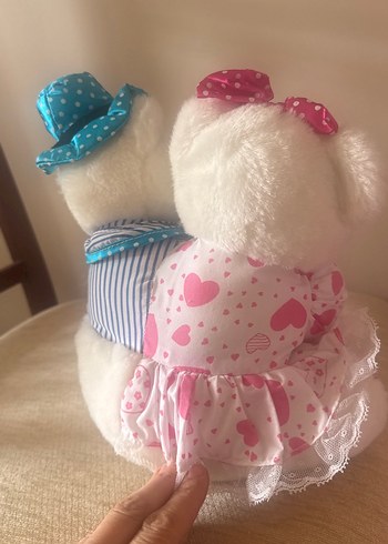 Renkli Pembe Peluş Oyuncak Ayılar - Görsel 5