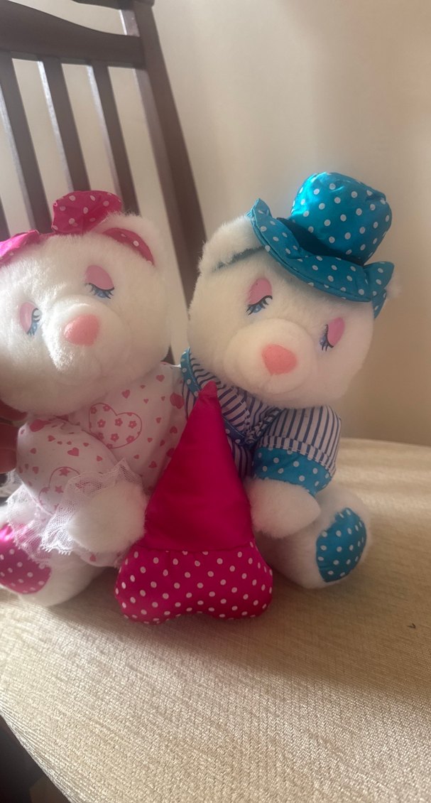 Renkli Pembe Peluş Oyuncak Ayılar - Görsel 3